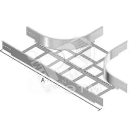 Ответвитель Т-образный, высота - 150 мм, ширина - 408 мм, кратность - 1шт, I6 - Нержавеющая сталь (316)