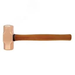 Кувалда тупоносая 5 кг BeCu рукоятка дерево искробезопасный 1095252 Калиброн