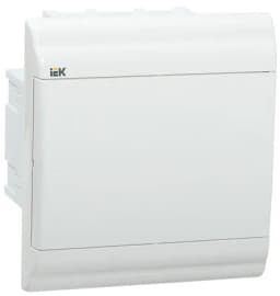 PRIME Корпус пластиковый ЩРВ-П-6 белый/белая дверь IP41 IEK (20 шт/уп) (MKP82-V-06-WD-41-20)