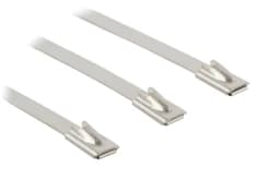 Стяжка стальная, коррозионно-стойкая нержавеющая сталь Hyperline FVC-300ST 100 шт.