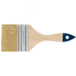 Кисть флейцевая "Лайт", натур. cветлая щетина, деревянная ручка 3" (75 мм)