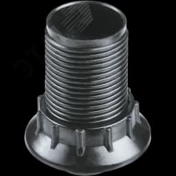 Патрон люстровый Е14 карболитовый с кольцом черный