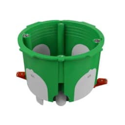 Подрозетник двухкомпонентный 68x55 мм для всех типов стен зеленый GE40421R EBX300303 50229