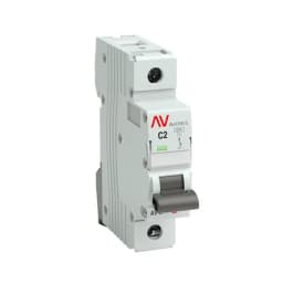 Выключатель автоматический AV-6 1P 2A (C) 6kA EKF AVERES (mcb6-1-02C-av)