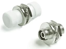 Адаптер оптический проходной FC-FC, SM/MM, simplex Hyperline FA-S00Z-FC/FC-N/WH-SL