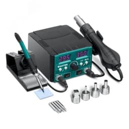 Станция паяльная ремонтная, KR-75, 2-в-1 100-480°С 750 Вт