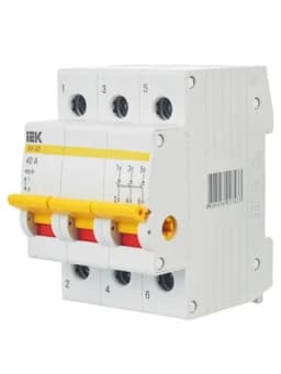 Выключатель нагрузки (мини-рубильник) 3п 40А ВН-32 KARAT IEK MNV10-3-040