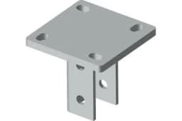 Страт-подвес УМС одинарный 120x120 мм SPO сталь 3 ГОСТ 380-2005 1 шт