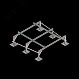Опорная конструкция для установки оборудования TECHNORAPTOR STEELFOOT 1800х1800 КМ-профиль