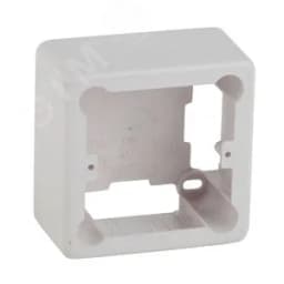 Коробка установочная 1-местная под кабель-канал КУK 85х85х42мм белая IP20 (44/1760) ЭРА