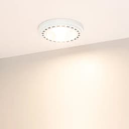 Лампа AR111-UNIT-GU10-15W-DIM Warm3000 (WH, 24 deg, 230V) (Arlight, Металл)