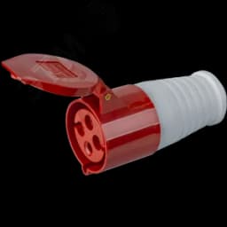 Розетка NCA-SR224-32-380 переносная 32А 3P+PE IP44