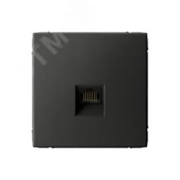 ARTGALLERY розетка компьютерная RJ45, кат. 6A, механизм, базальт