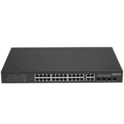 Неуправляемый 28 портовый коммутатор с 24 PoE портами SW-62444(400W) Osnovo