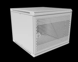 Шкаф телекоммуникационный настенный разборный МИКсистем 19" Basis 9U 600*600 дверь перфорация