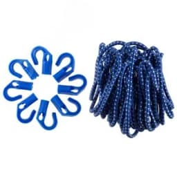 Набор "ЭКСПЕРТ" Шнур резиновый крепежный, 10 м, d 8 мм, 8 переставных крюков