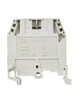 Зажим наборный ЗНИ-2.5кв.мм (JXB24А) сер. IEK YZN10-002-K03