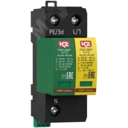 УЗИП ГРОЗОСТОП ГСК1-230/7 1+1 С, класс I, Iimp - 7 кА (10/350), In - 20 кА (8/20) 100 054 Ключевой Компонент