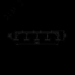 Опорная конструкция для установки оборудования TECHNORAPTOR FOOT 3000х6000 тип 2 HD