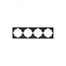 Рамка STRONG 4-постовая антрацит