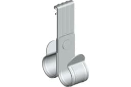 Вертикальный балочный зажим УМС 1-5 мм под трубу двойной 20 мм VBZ-1-5-TD20 пружинная сталь 65Г ГОСТ 2283-79 15 шт/уп