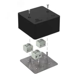 Коробка огнестойкая для кабель-канала 40-0460-FR6.0-6 Е15-Е120 RAL9005 85х85х45 (44 шт/кор)