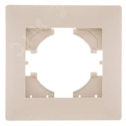 Рамка 1-местная Bravo, бежевый