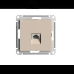 ATLASDESIGN РОЗЕТКА компьютерная RJ45, кат. 5Е, механизм, ПЕСОЧНЫЙ