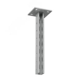 Страт-стойка усиленная 41х41 L2300 мм s:2,5 (тройная перфорация) КМ-профиль