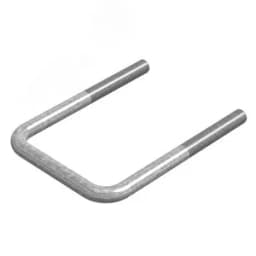 Хомут крепления П-образный 8х60, гальван. цинк ХК-П-8х60-ЭЦ OSTEC