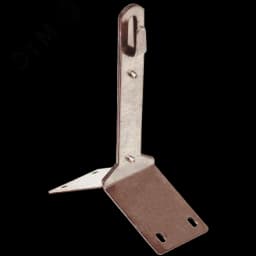 Держатель проводника круглого 6-8мм для конька углового L=150мм медь IEK