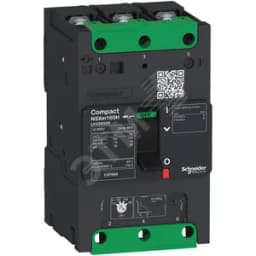 Выключатель автоматический 3П NSXm 36kA TM160D кабельный наконечник/шины Schneider Electric