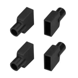 Заглушка WPHFLEX0612SIDE BLACK с отверстием Arlight Силикон 045910