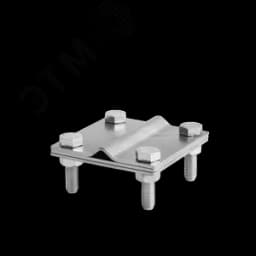 Зажим полоса-прут ( 3 пластины 70х70 мм)