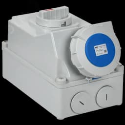 Розетка с механической блокировкой ССИ-833 63А-6ч/220В 2P+PE IP67 IEK