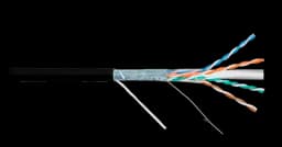 Кабель F/UTP, 4 пары, кат.6, 23 AWG, внешний, PE, 305 м, черный NIKOMAX NMC 4240B-BK