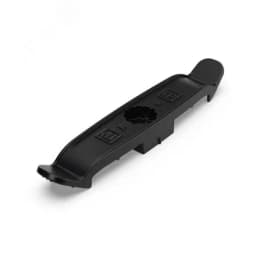 Держатель плоского кабеля двусторонний для прямого монтажа на 4 места в гофроящике черный (770 шт/кор)