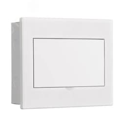 Корпус встраиваемый с белой дверью 1 ряд 9 модулей IP41 ЩРВ-М