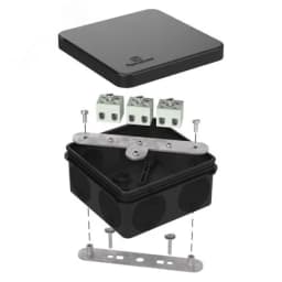 Коробка огнестойкая для о/п 40-0330-FR10.0-40 Е15-Е120 RAL7035 260х175х90 (7 шт/кор)