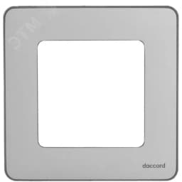 Рамка 1 пост INSPIRIA алюминий LEGRAND