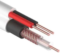 Кабель Видеонаблюдения 3C-2V (ККСВ-В+2х0.5 Cu/Cu) чистая медь (продажа кратно 5 м) Ripo