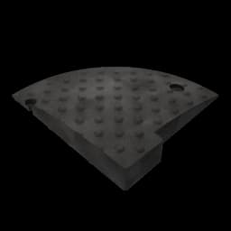 Съезд с бордюра КОМПОЗИТ СП-50-2 ЛЕВЫЙ концевая часть