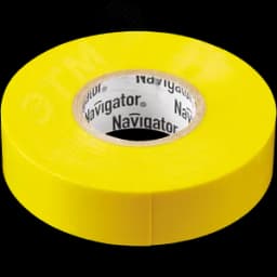 Изолента ПВХ желтая 15мм 20м Navigator Group