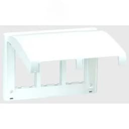 Connect Рамка на 3 S-модуля с крышкой к монтажной коробке SBM250, Сима Про, белый