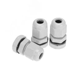 Ввод кабельный PG-7 (3,5-6 мм) серый, комплект (3 шт/уп)