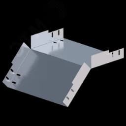 Лоток монтажный угловой 45 вниз ЛУ45Н.400.100.347.1.1