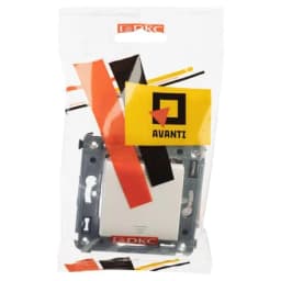 Переключатель 1-кл. 2мод. СП Avanti «Белое облако» 16А IP20 бел. DKC 4400113