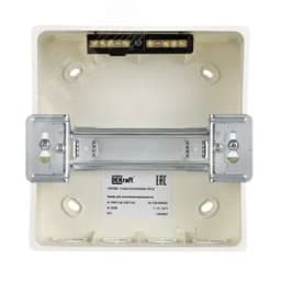 Корпус пластиковый встраиваемый с прозрачной дверью 1 ряд 6 модулей IP41 ЩРВ-П Dekraft