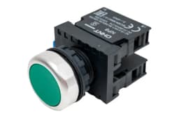 Кнопка управления NP8-11BN/3 без подсветки зел. 1НО+1НЗ IP65 (R) CHINT 667113