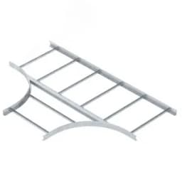 Т-образная секция лестничного лотка 60х600 мм R=500 мм